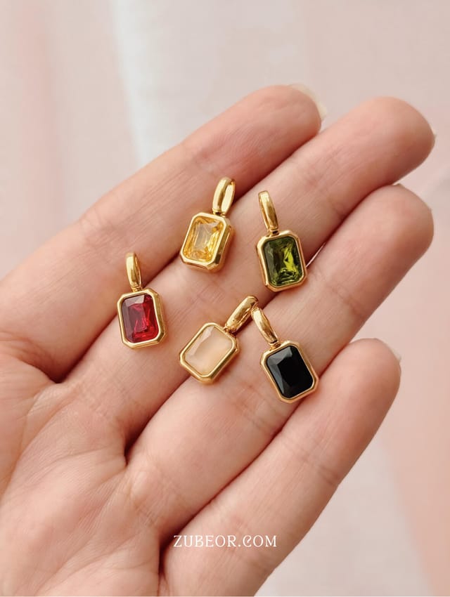 Dije rectangular colores
