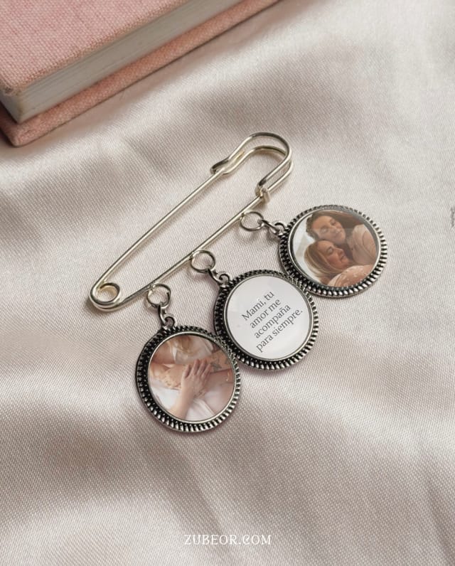 Camafeo broche triple redondo (solo pago previo)