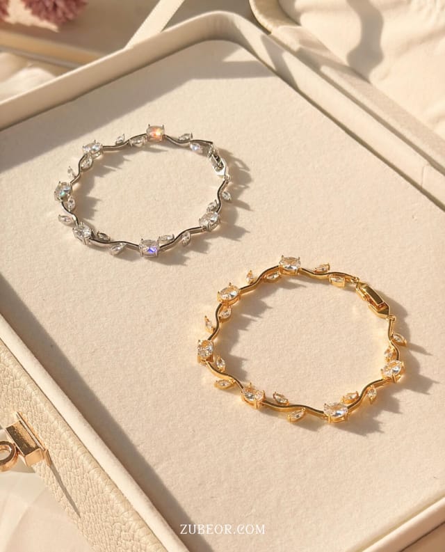 Pulsera tulipanes blancos
