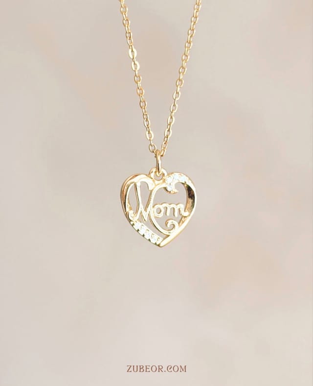 Cadena corazón Mom