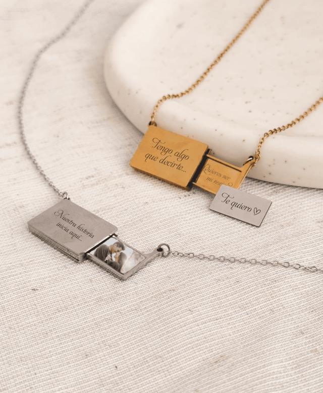 Cadena con placa oculta (solo pago previo)